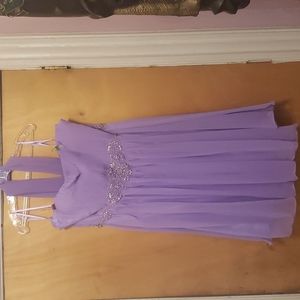 Mayqueen plus 22w lavender dress